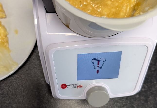 Mini Monsieur Cuisine heeft basic maar functioneel scherm